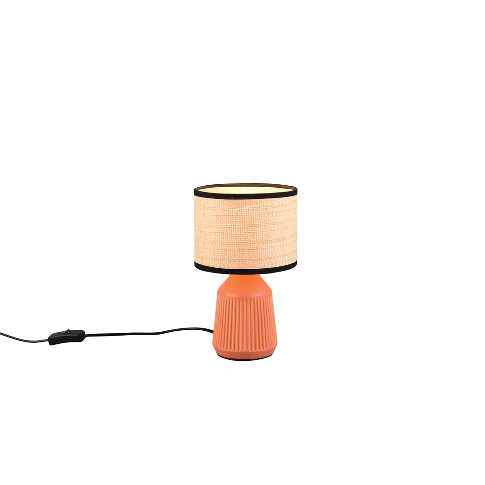 Table lamp Formentera Ø 16cm terracotta Trio 4017807692082