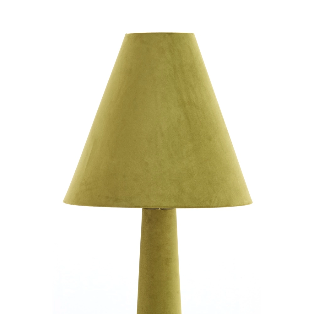 Floor lamp Devia Ø 50cm - velvet - green Light & Living 8717807759537
