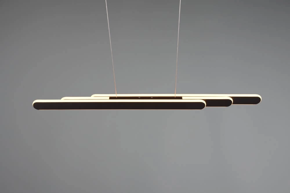 Hanging lamp Helios 130cm black Trio 4017807577839