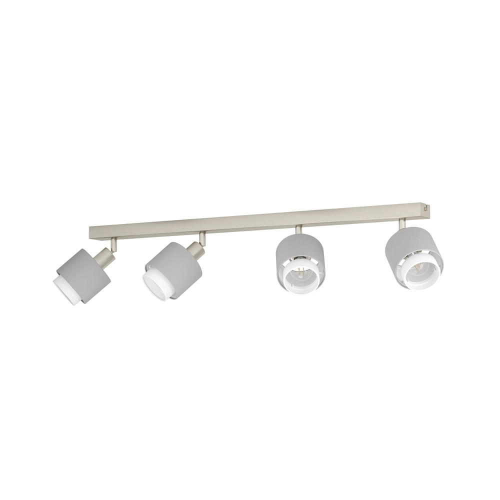 4-light ceiling lamp Bellizzi Stainless steel - 2x E14