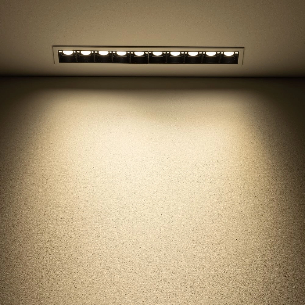 White recessed spotlight Midi Led 10x1 LEDs - 3000K Lyora 5903139100458