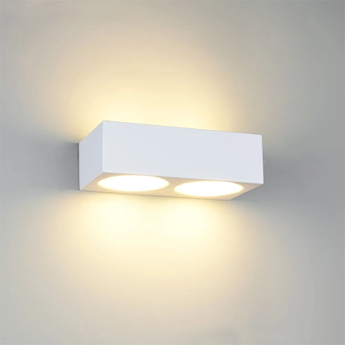 Design wall lamp Mattone plaster - white