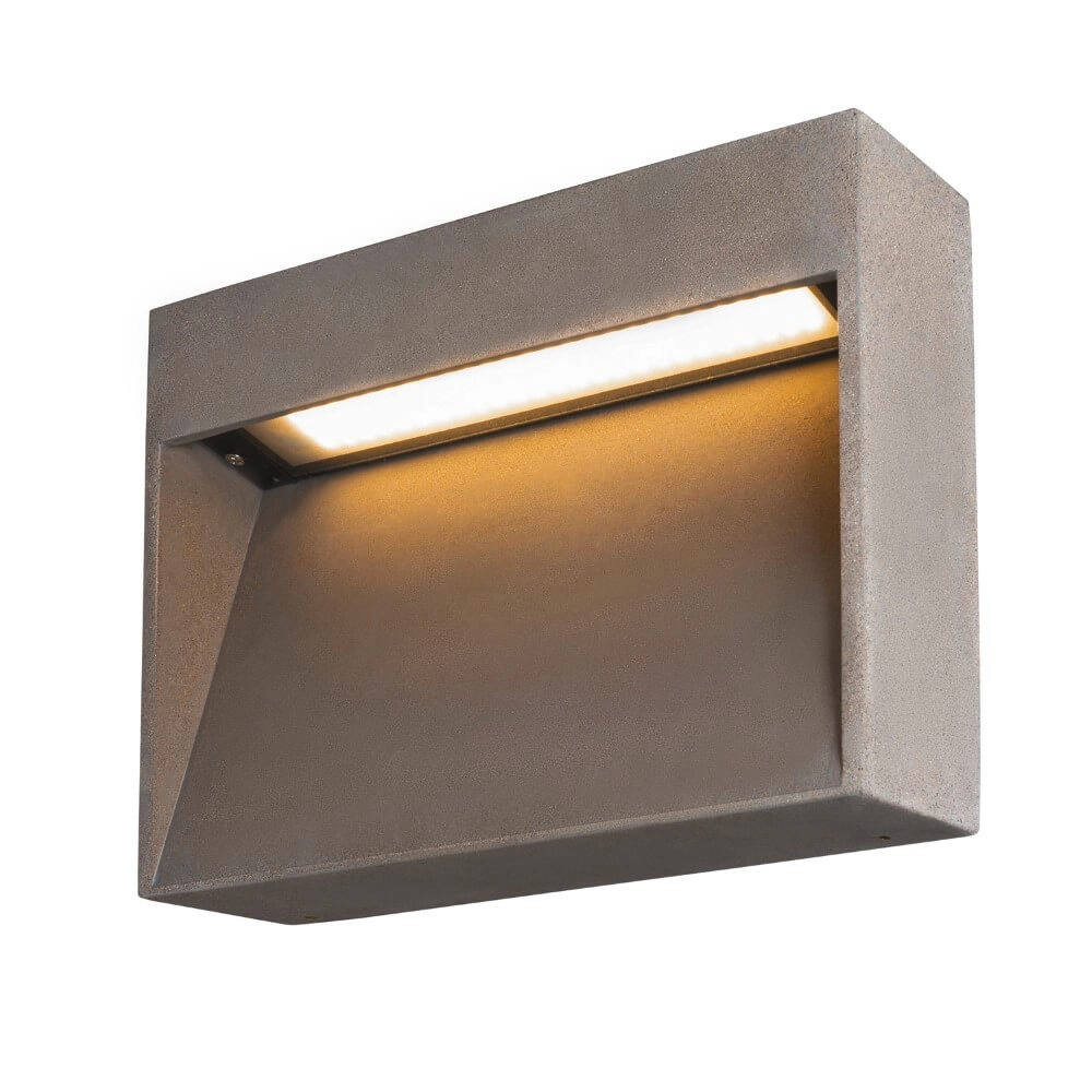 Led wall light Concreto M of concrete SLV 4024163266369