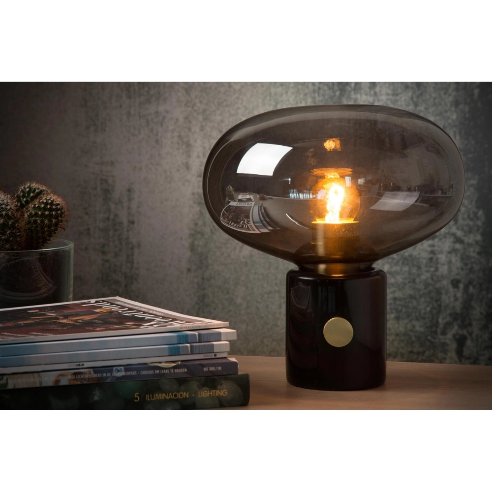 Design table lamp Charlize Ø 23cm black Lucide 5411212031006