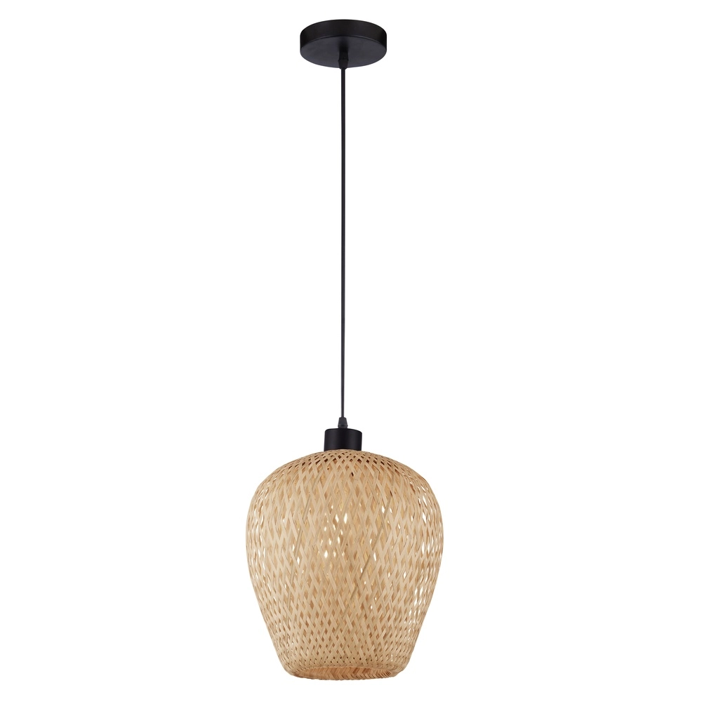 Rattan pendant lamp Scarlet Ø 23cm Lyora 5212017416346