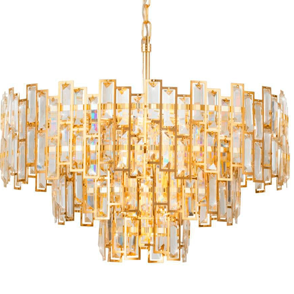 Ø 63cm chandelier Calmeilles gold Stars of Light 9002759396138