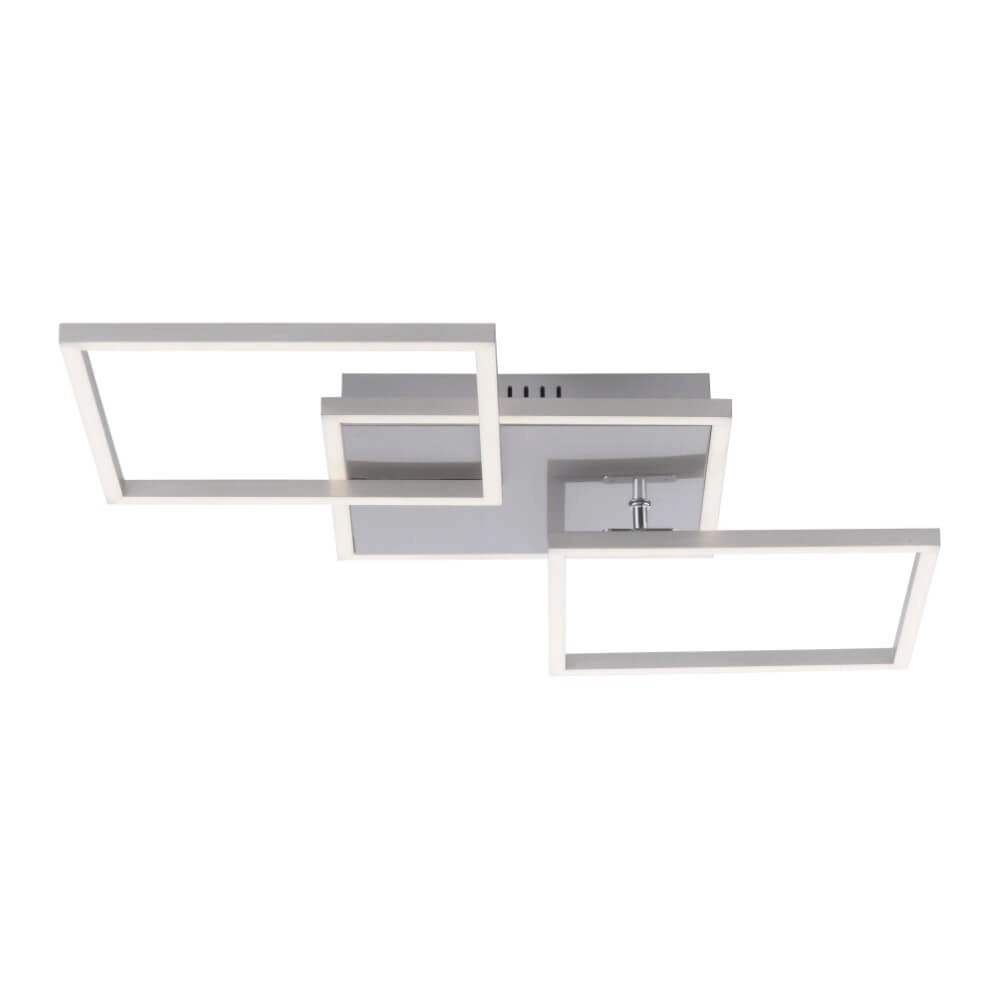 Ceiling light Iven 64cm - 3000K stainless steel Just Light 4043689972950