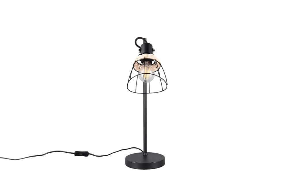 Black table lamp Jerome design Trio 4017807637724