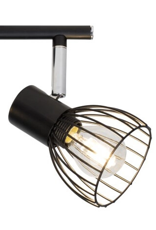 Black surface-mounted spotlight Blacky Brilliant 4004353286476