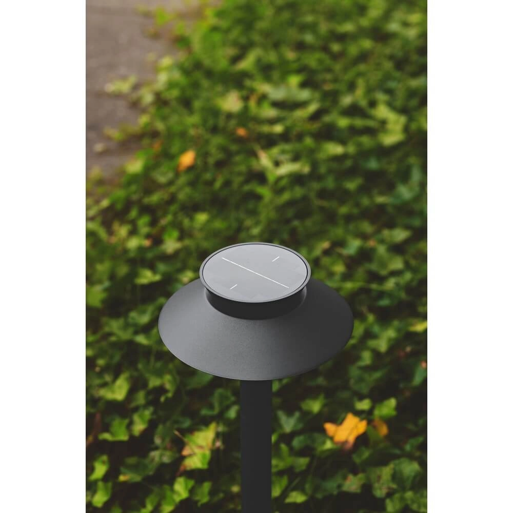 Solar garden lamp Justina black Nordlux 5704924017568