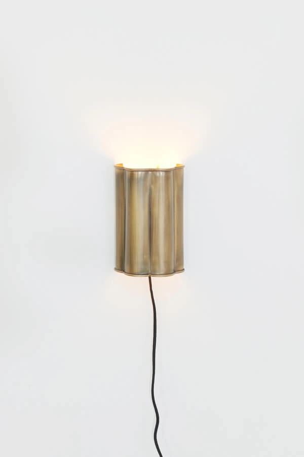 Bronze wall lamp Fringe 13.5 x 20.5cm