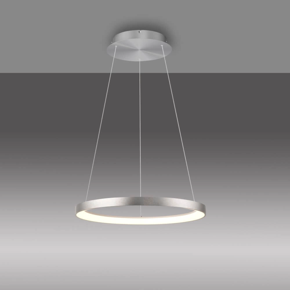 Round pendant lamp Hoop aluminium Paul Neuhaus 4012248384718