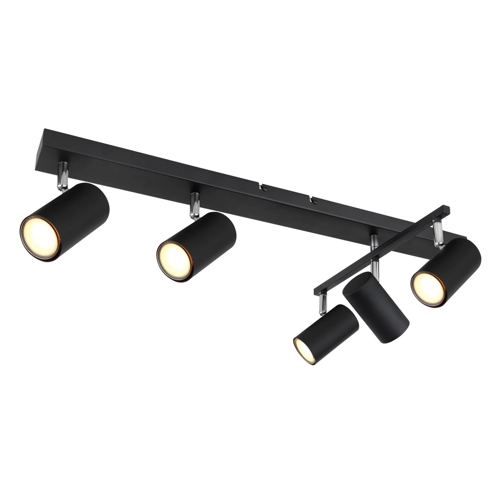 Ceiling lamp 5-lights Robby Black Globo 9007371439577