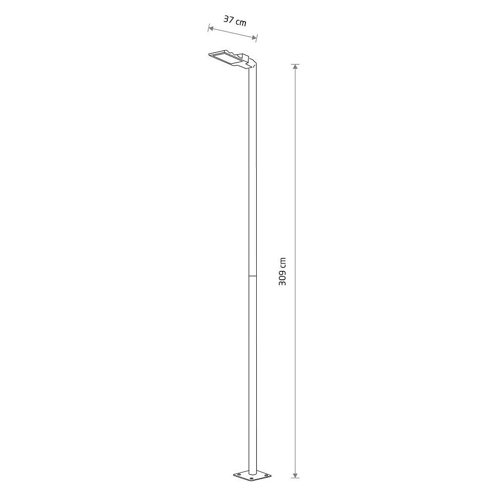 Designer path lighting Pathway Led L black Lyora 5903139912594