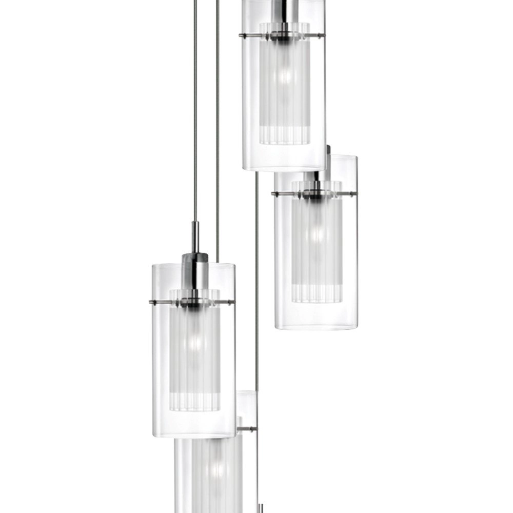 Glass vide lamp Duo 1 Searchlight 5013874274649