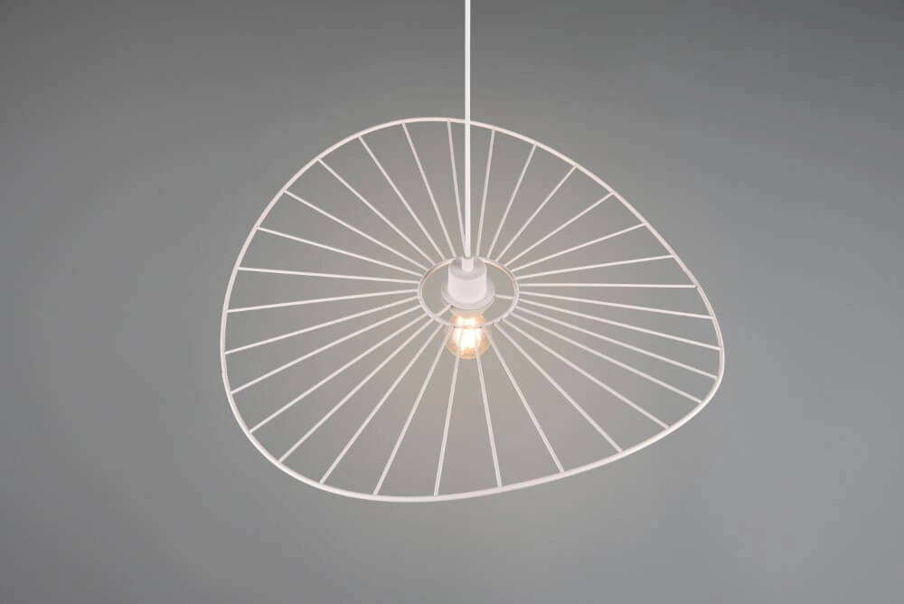 Hanging lamp Chapeau white Trio 4017807574104