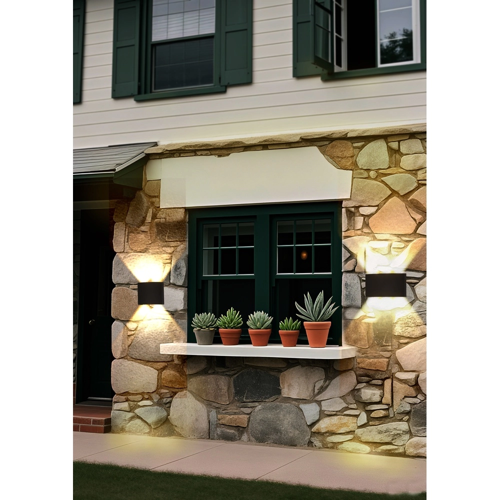 Wall lamp Shadows S black Searchlight 5053423283012