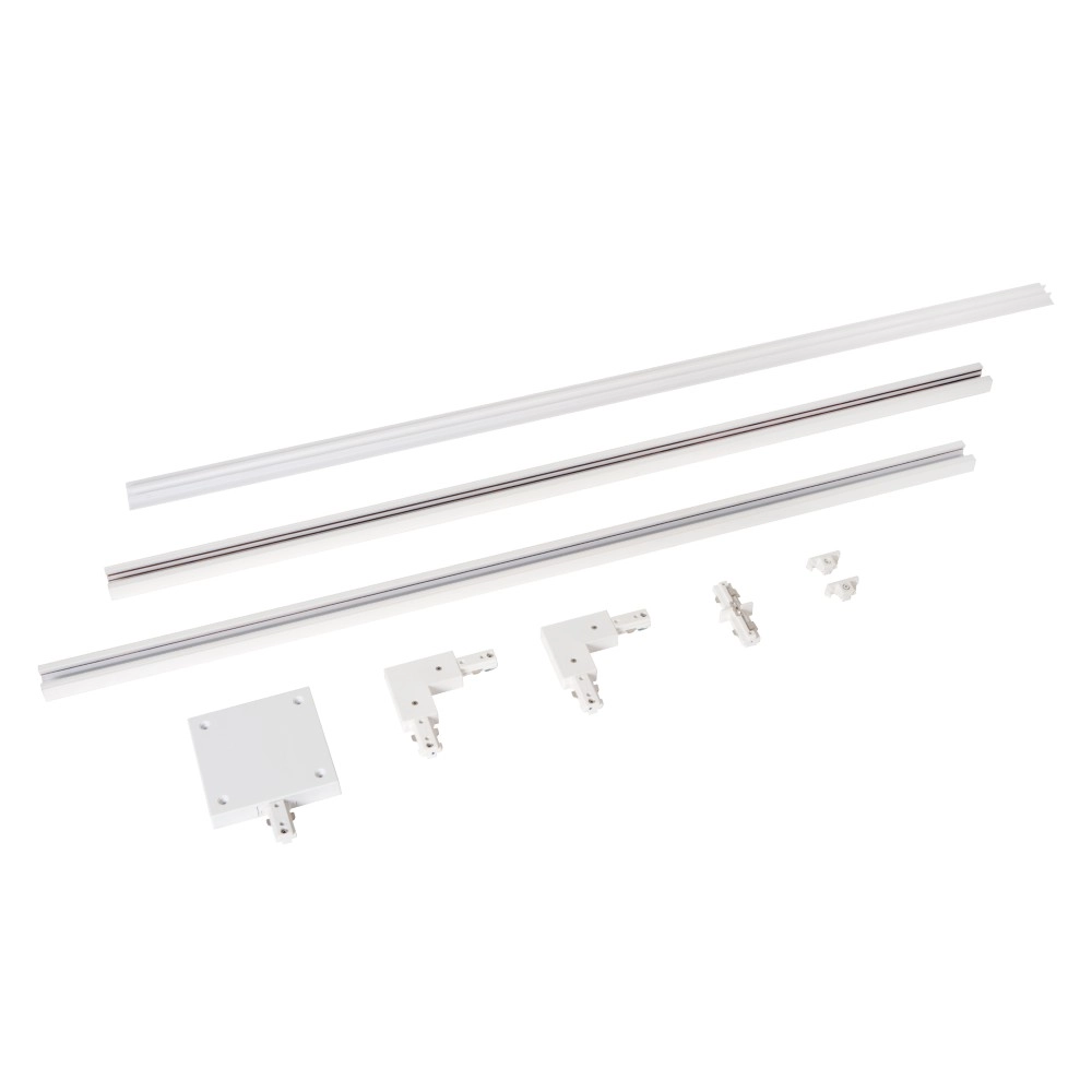 Track lighting starter set Track 1-phase white