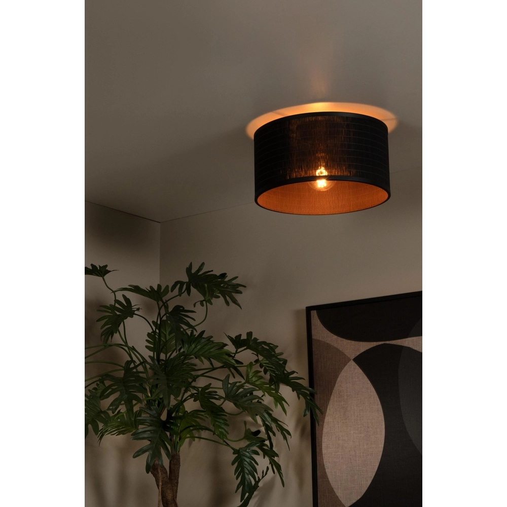 Ceiling lamp Tagalog Black Lucide 5411212211606