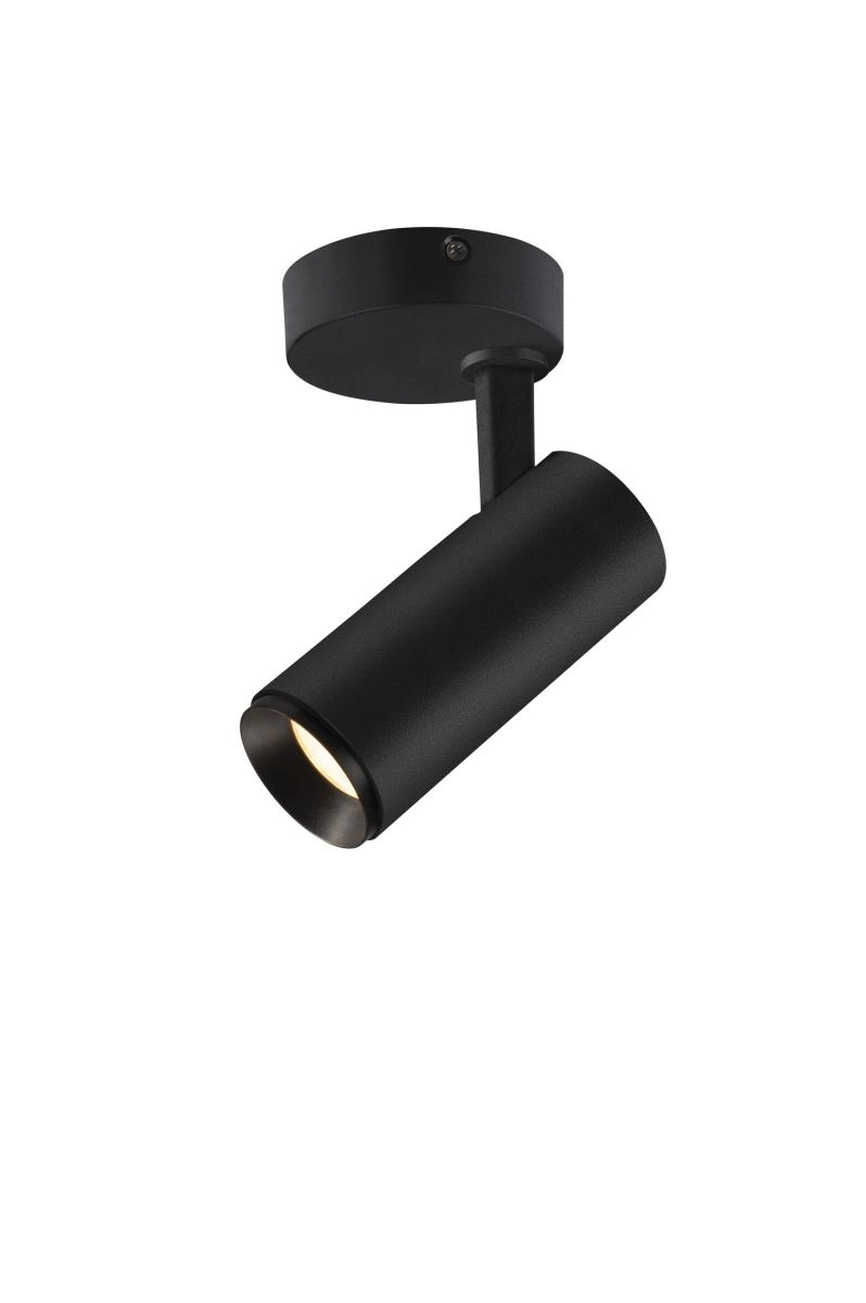 Surface-mounted spot Numinos S black 3000K - 36deg