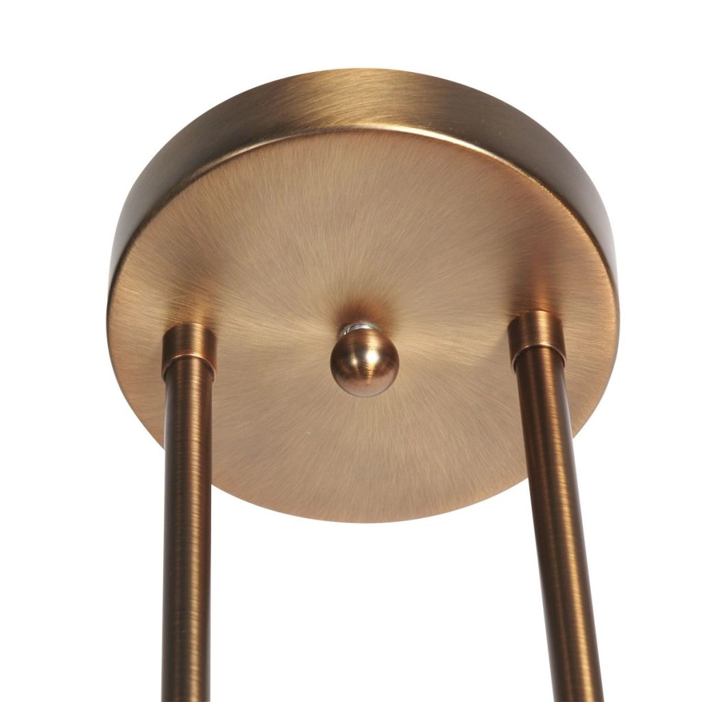 Classic pendant lamp Anthea 2-light bronze Steinhauer 8712746180206