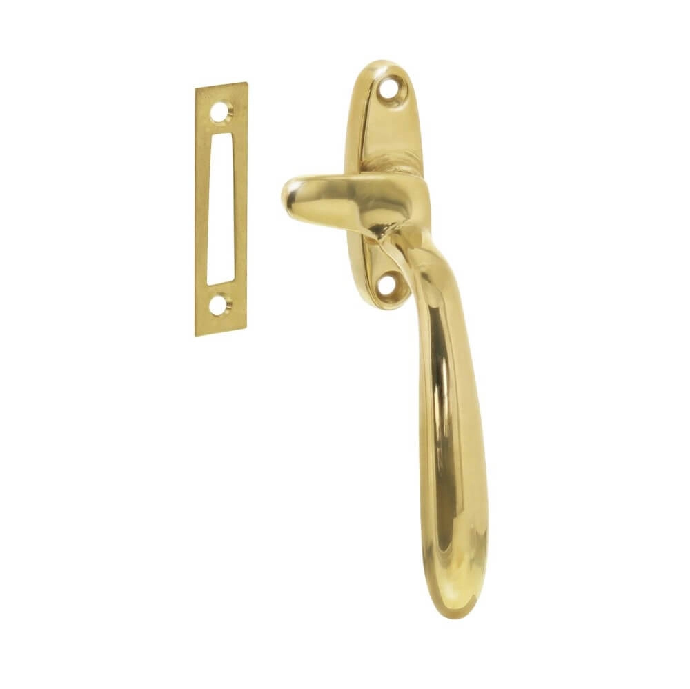 Window closure Dudok Brass lacquered on the right