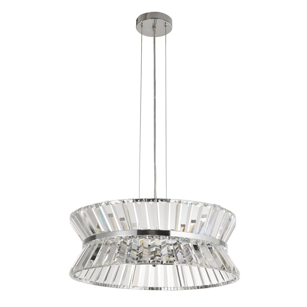 Design pendant lamp Uptown round chrome Searchlight 5053423244013