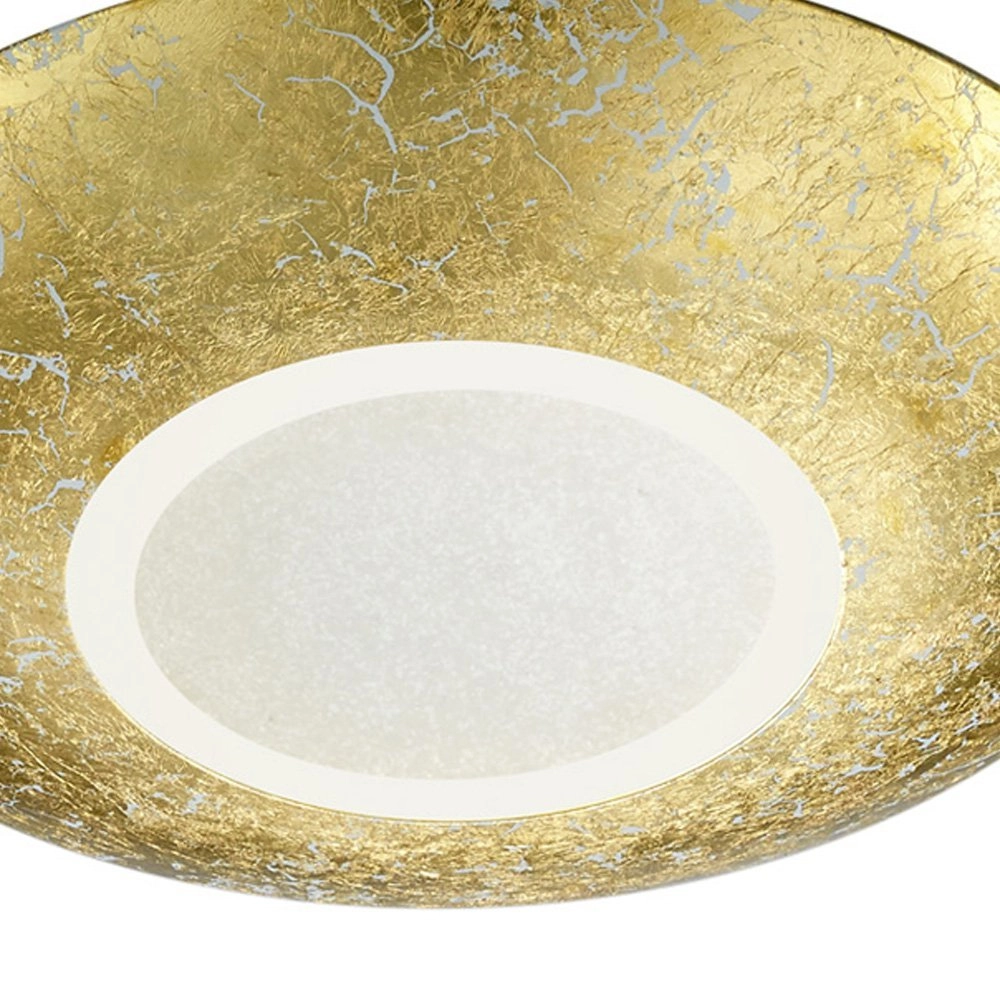 LED flush ceiling light Chiros old gold Trio 4017807337051