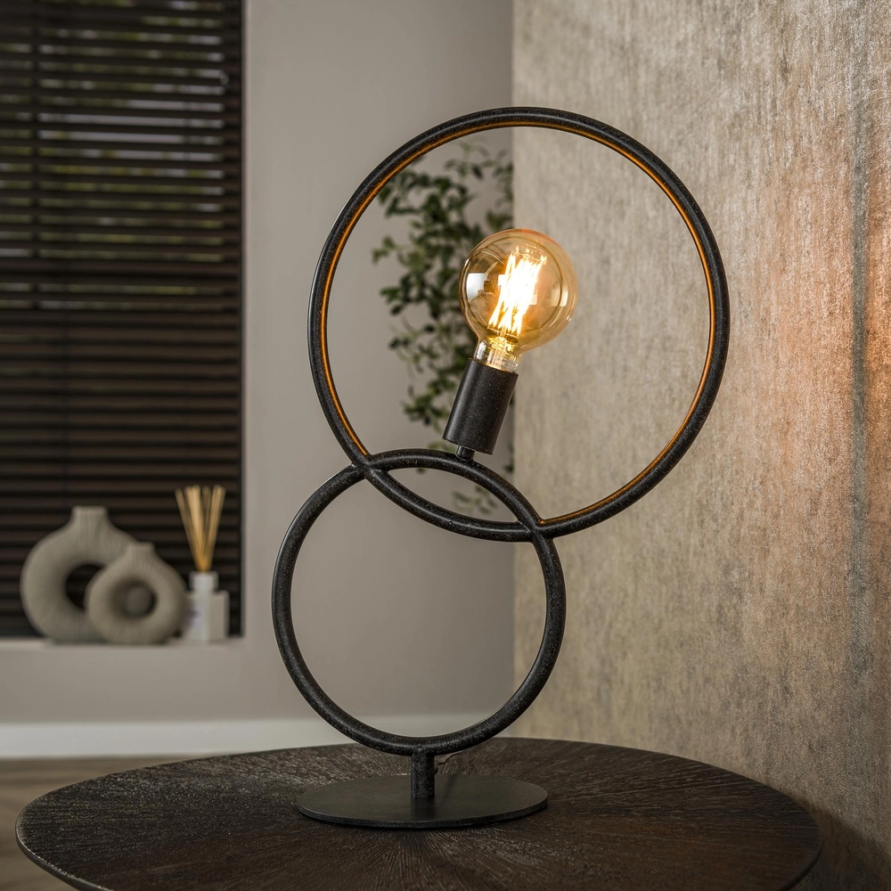 Design table lamp Loop black - 1x E27