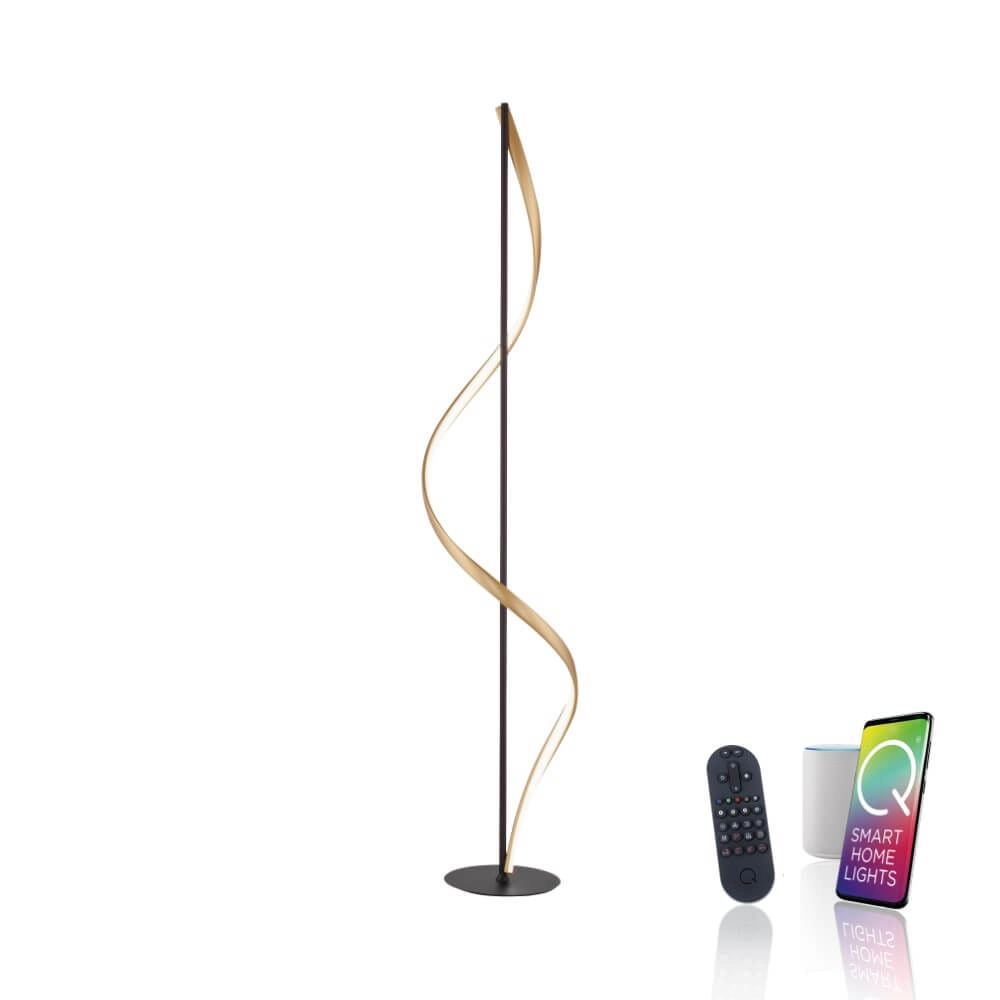Design floor lamp Q-Swing anthracite Paul Neuhaus 4012248373781