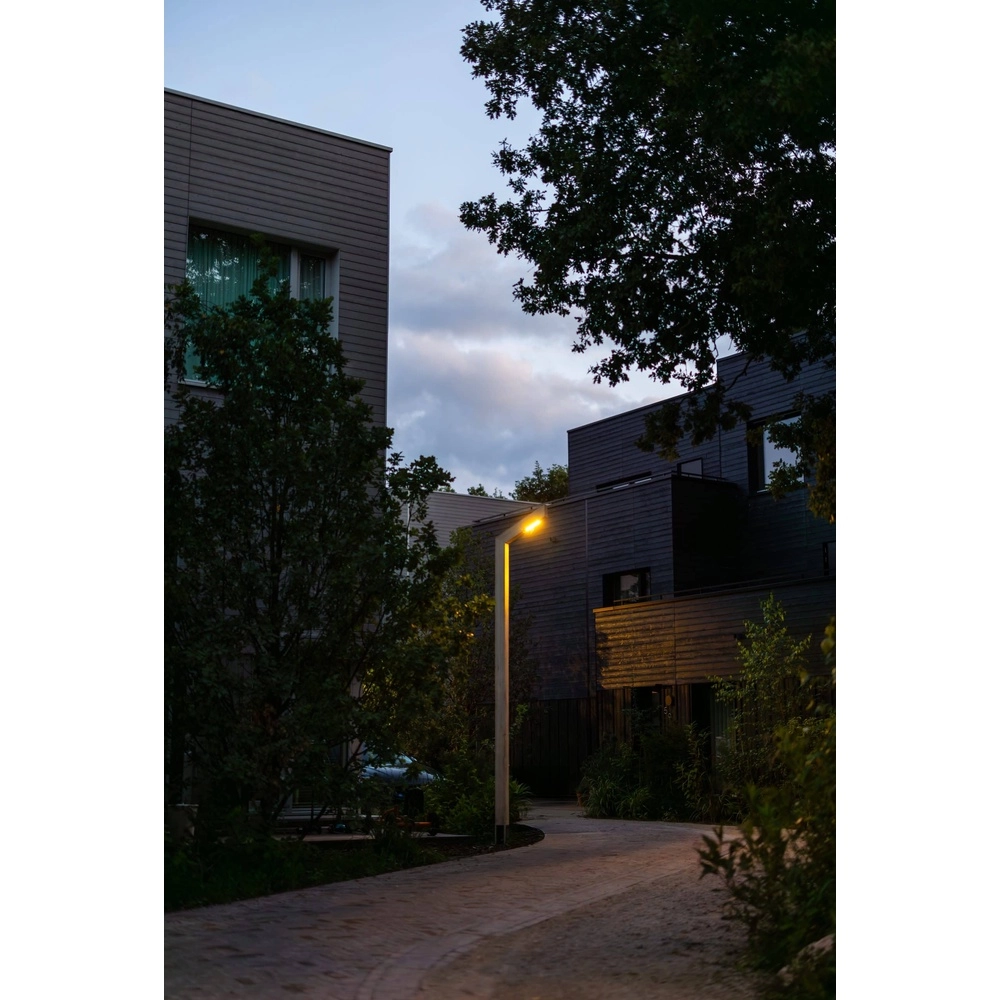 Wooden street lamp Strato Rustic chestnut - 4M - PH08 - 3000K Timberlab 8716803514546