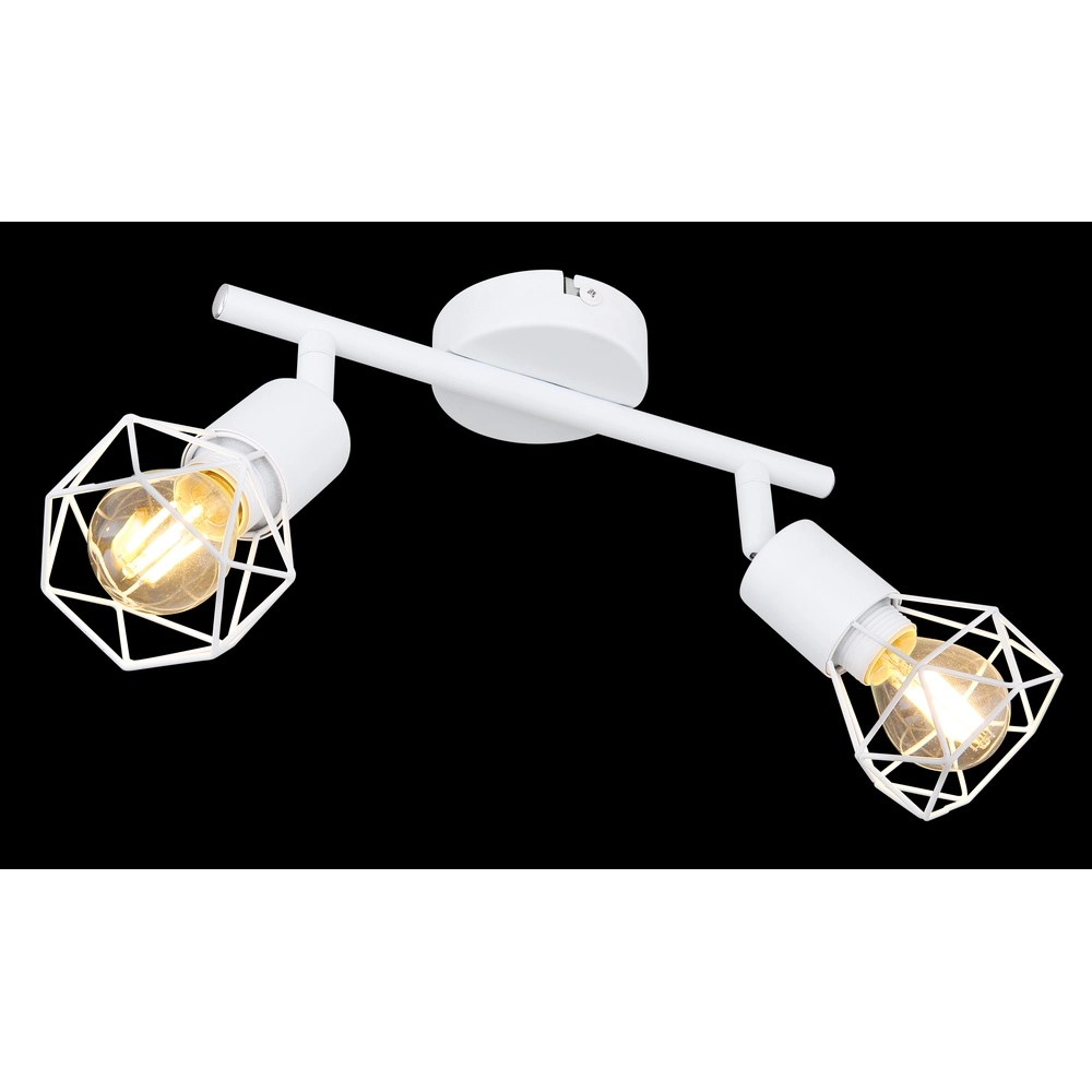Ceiling lamp Xara I 2-light white Globo 9007371412983