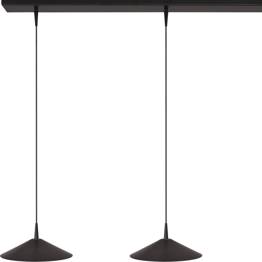 3-light pendant lamp Ceppo black Ø 22cm Masterlight 8718121358468