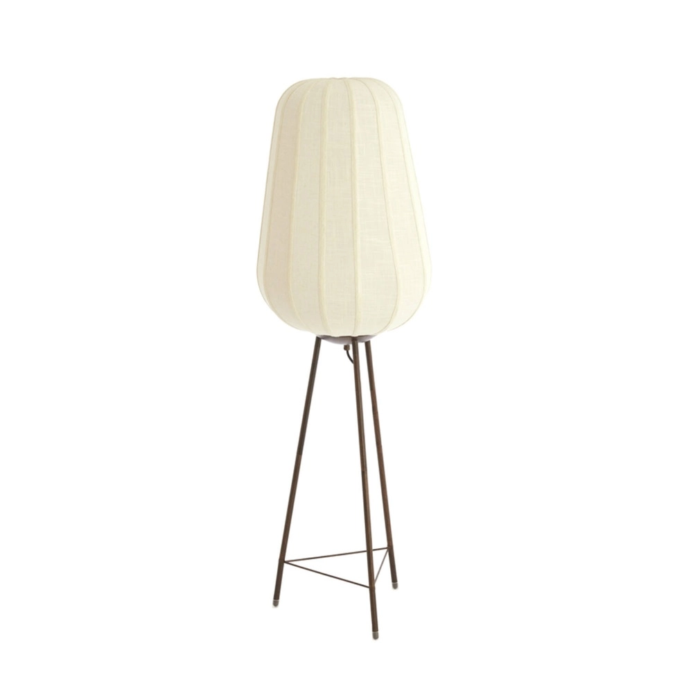 Tripod floor lamp Bibury japandi Ø 42cm