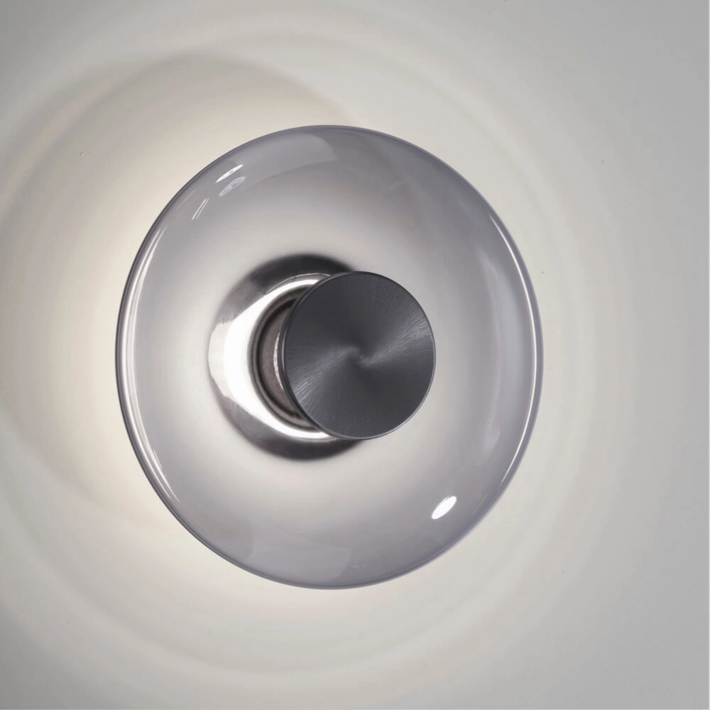 Design wall lamp Pure Vitrum gray Paul Neuhaus 4012248382622