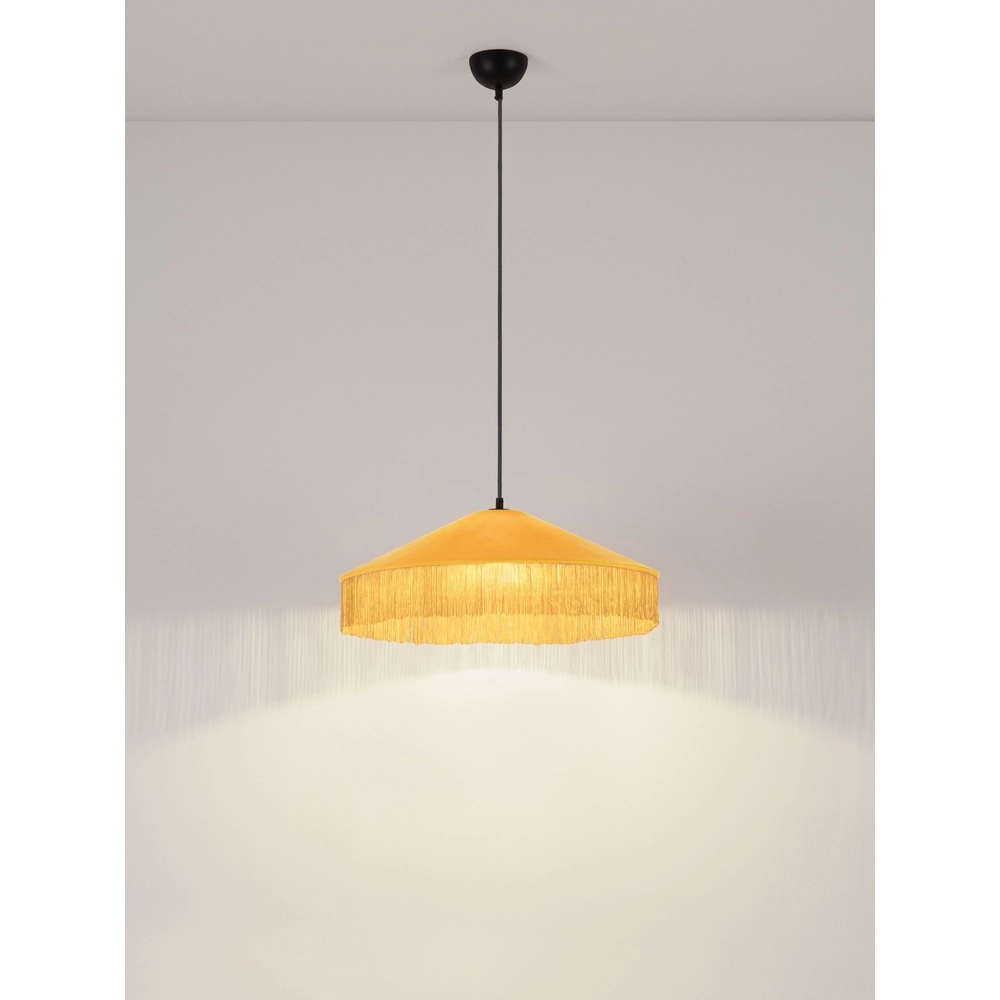 Tiffany pendant lamp Velvy yellow Lyora 5212017493774