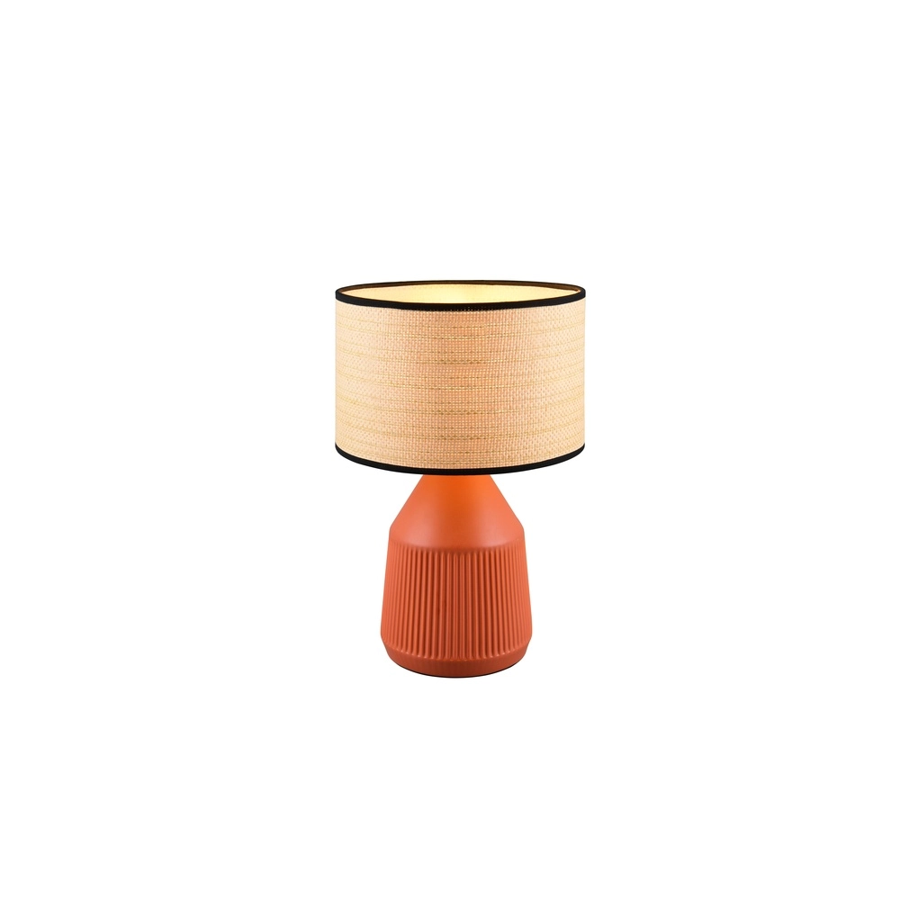 Table lamp Formentera Ø 28cm terracotta Trio 4017807678147