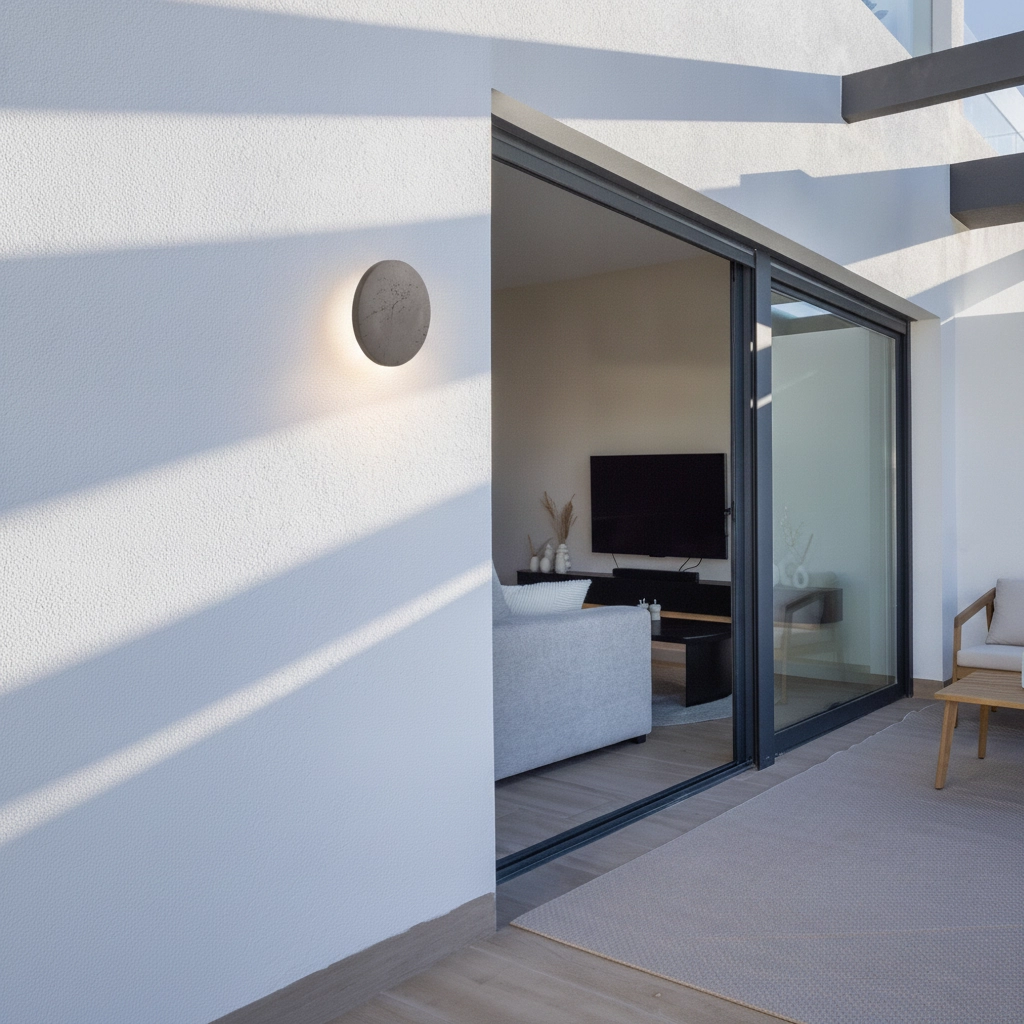 Wall lamp Cerler Grey Stone