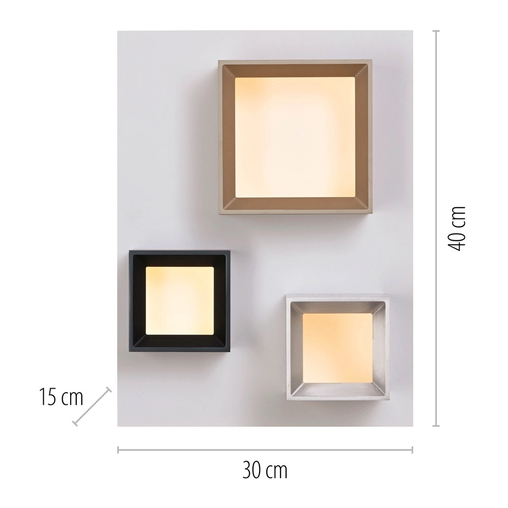 Led ceiling light Pure Manhattan 3-light Paul Neuhaus 4012248396872