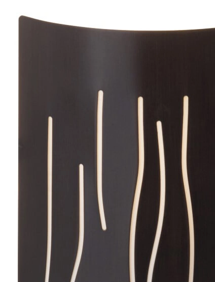 Dark brown wall lamp Kinley Brilliant 4004353197215
