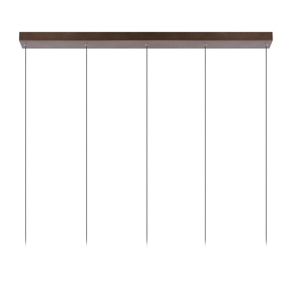 Sleek pendant lamp Margary 5-light coffee brown Lucide 5411212241900