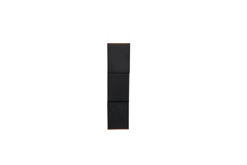 Black wall spot Raglan with LED Trio 4017807614725