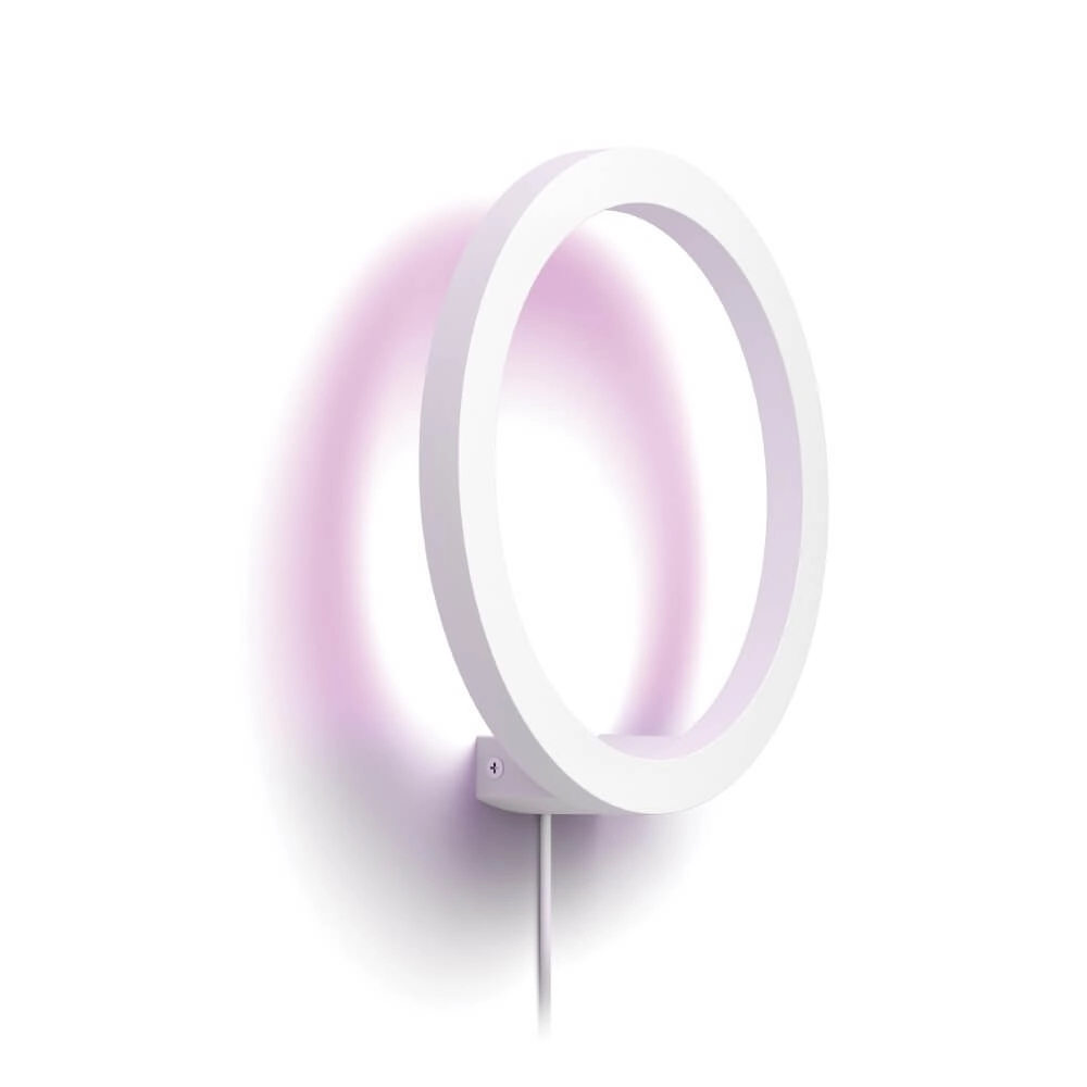 Wall lamp Cirle Hue Sana - White and Color white Philips 8719514343405