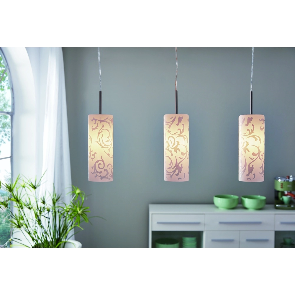 3-light pendant lamp Amadora nickel Eglo 9002759900489