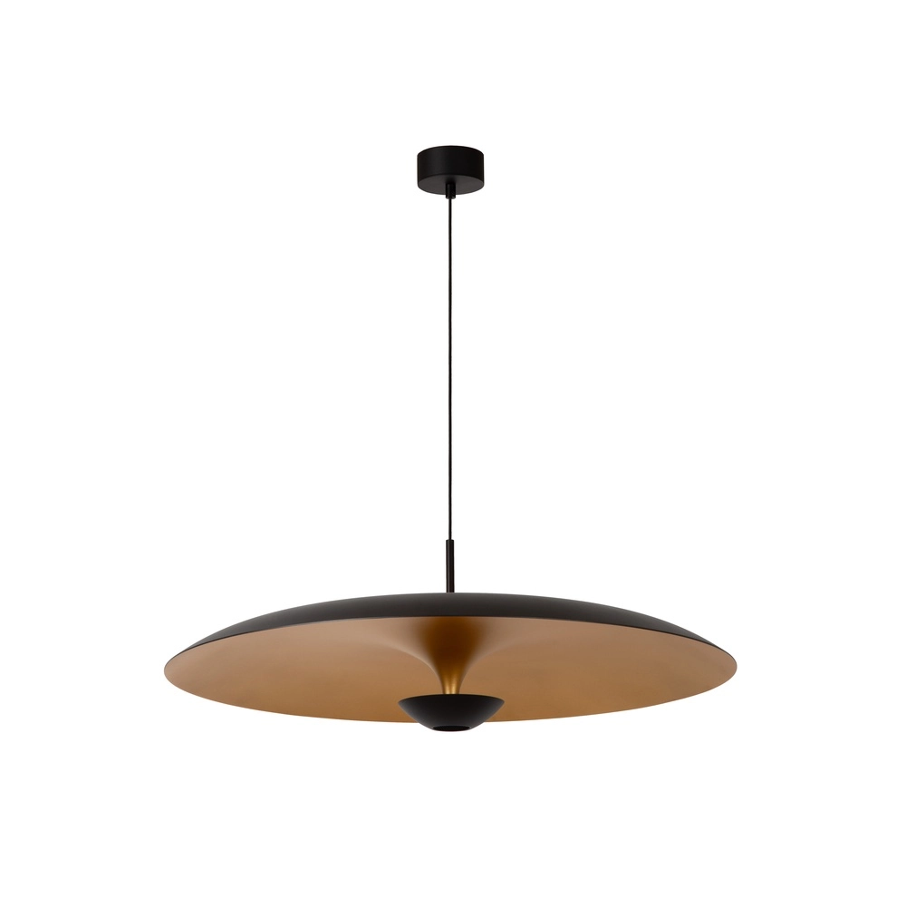 Design pendant lamp Kenneth black Ø 80cm Premium by Lucide 5411212410450