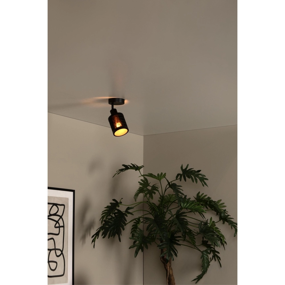 Ceiling lamp Tagalog Ø 10cm black Lucide 5411212211668