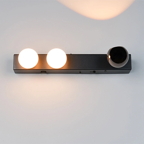 Wall lamp Arpino black 30cm Trio 4017807683622