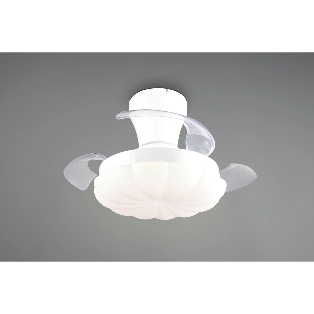 Ceiling fan Boras white Ø 60cm Trio 4017807690514