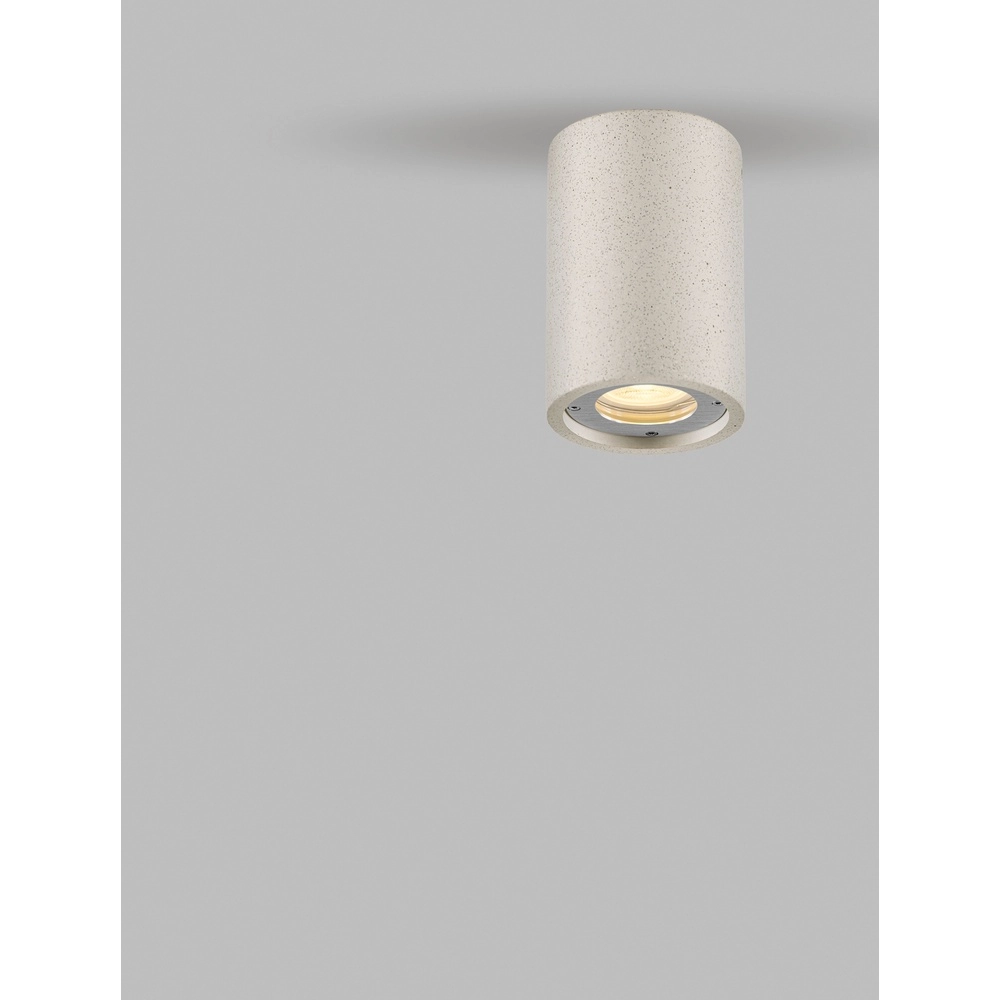 Ceiling spotlight Par white concrete