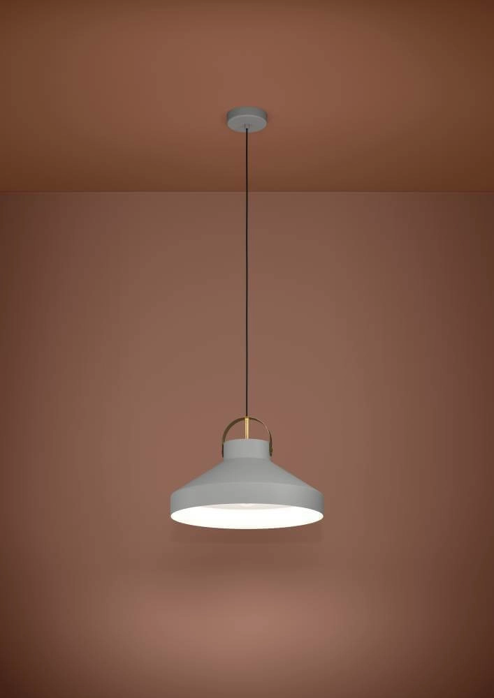 Gray hanging lamp Estepona Ø 42cm Stars of Light 9008606243327